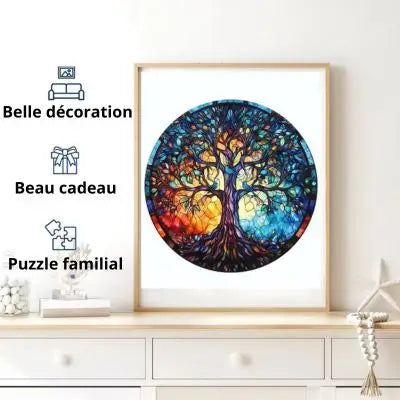 Puzzle adulte arbre de vie idéal pour les intelligents et un vrai décor potentiel