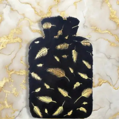 Bouillotte peluche une douceur généreuse de luxe, dorée et apaisante
