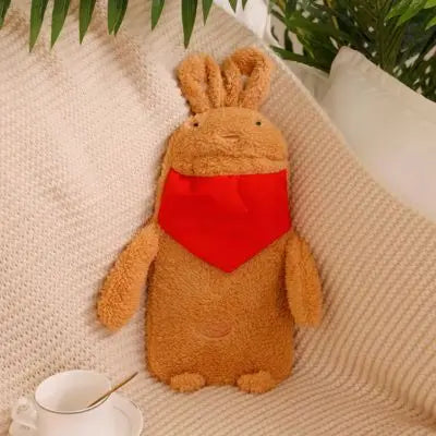 Bouillotte peluche le lapin kawaii qui aide au sommeil pour enfants