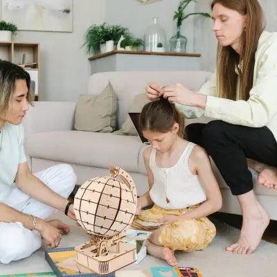Puzzle 3D le globe terrestre des sensations de plaisir ludique