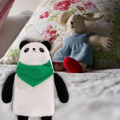 Bouillotte peluche panda-peluche kawaii trop chaleureux pour le lit de bébé