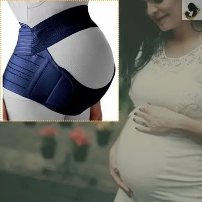 Ceinture abdominale de grossesse bleue nuit très confortable