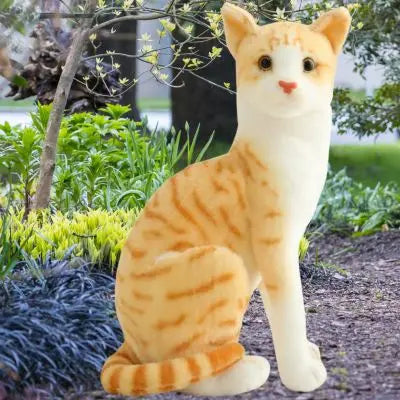 Peluche chat réaliste-peluche kawaii très bénéfique et ludique pour les petits