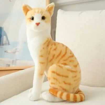 Peluche chat réaliste-kawaii peluche adaptée au développement des enfants