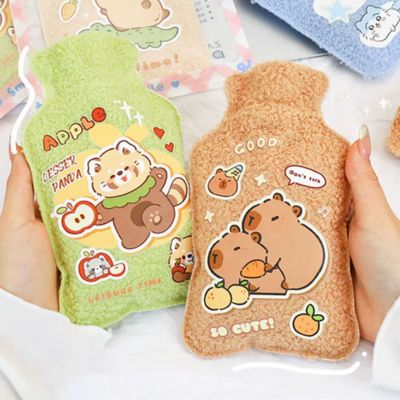 Bouillotte peluche pour bébé la peluche kawaii est polyvalente et souriante