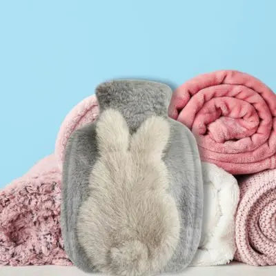 Bouillotte peluche le doudou lapin-doux-et-relaxant pour toute la famille