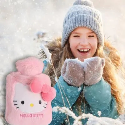 Bouillotte peluche Hello Kitty apaisante le froid des enfants peluche kawaii