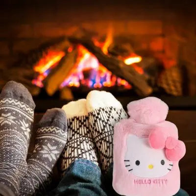 Bouillotte peluche Hello Kitty apaisante-pour-famille adorable peluche kawaii