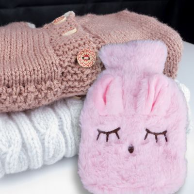 Bouillotte peluche idéale pour bains des bébés lors du bain peluche kawaii