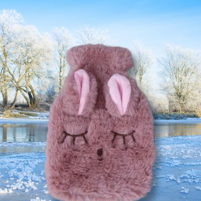 bouillotte peluche kawaii peluche lapin contre le froid d'hiver