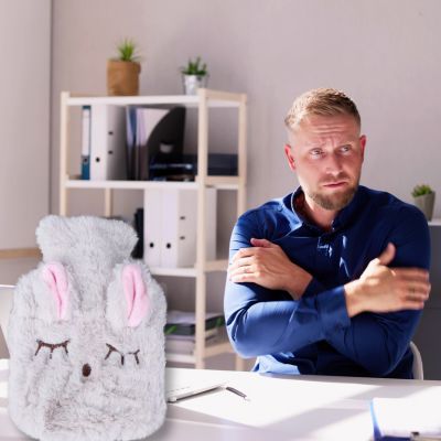 bouillotte peluche c'est la peluche kawaii lapin qui économise l'energie