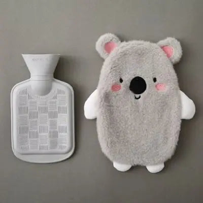Bouillotte peluche-la peluche kawaii-le Teddy-ourson-gris