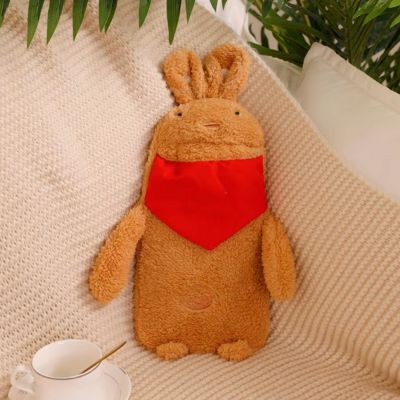 Bouillotte peluche le lapin kawaii qui aide au sommeil pour enfants