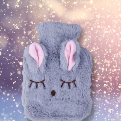 Bouillotte peluche lapin kawaii incomparable entre les étoiles