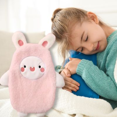 Bouillotte peluche lapin rose la peluche kawaii pour-réchauffer-une-fille