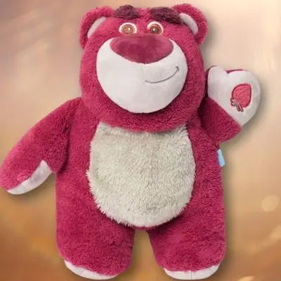 Bouillotte peluche lotso souriant la mignonne peluche stitch rose
