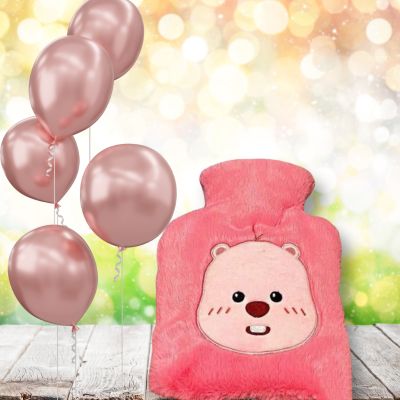 Bouillotte peluche le nounours peluche kawaii très adorable et souriant