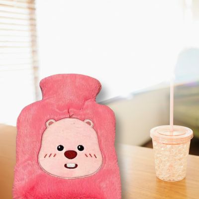 Bouillotte peluche nounours peluche kawaii apaisant dans la cuisine