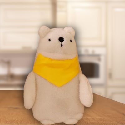 Bouillotte peluche ours polaire une peluche kawaii pour faire dormir les garçons