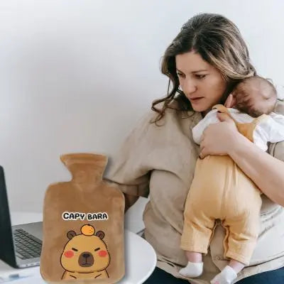 Bouillotte peluche-peluche kawaii-doudou bebe pour allaitement