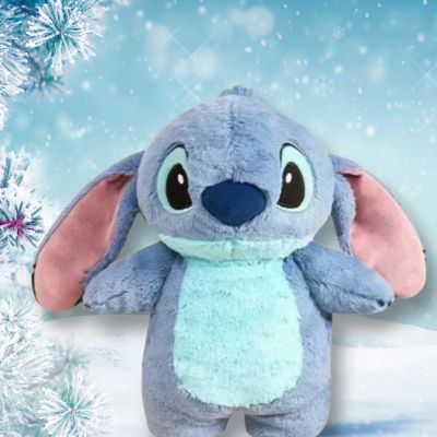 Bouillotte peluche la doudou stitch amicale et apaisante en hiver