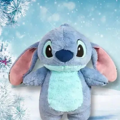 Bouillotte peluche la peluche stitch amicale et apaisante en hiver
