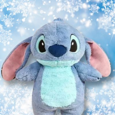 Bouillotte peluche la peluche stitch kawaii en hiver glacial