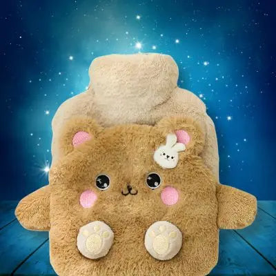 Bouillotte peluche, une véritable peluche kawaii soulagement des coliques en hiver