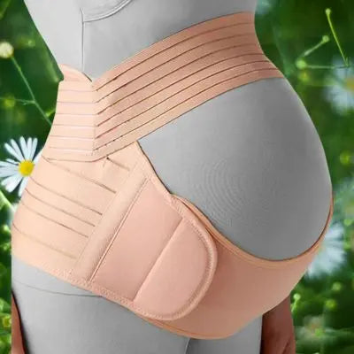 Ceinture abdominale de couleur saumon élastique confort et élégance