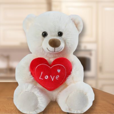 Ours en peluche nounours Teddy bear soyeux avec cœur