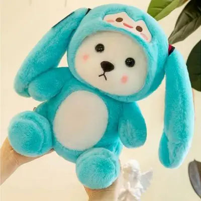 Ours en peluche le Teddy bear mignon, peluche kawaii porté en lapin