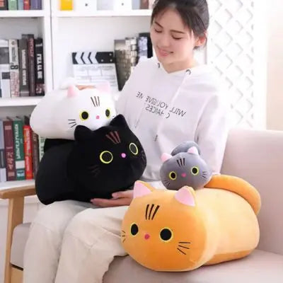 Peluche chat-doudou, coussin canapé, coussin relaxant-peluche kawaii -stitch