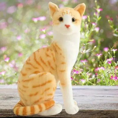 Peluche chat réaliste-kawaii peluche éveillant l'imagination et très chic