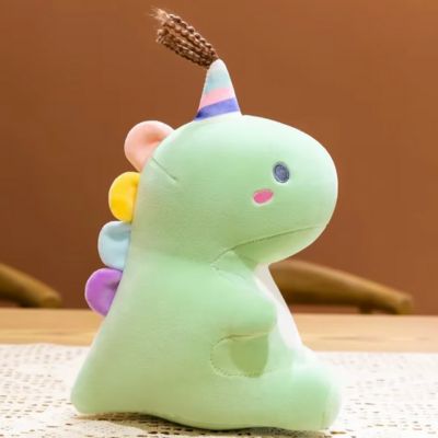 Peluche dinosaure, la peluche kawaii la pépite aux gros yeux noirs