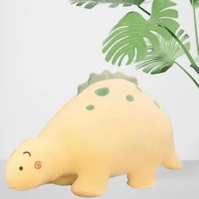 Peluche dinosaure jaune l'outil ludique et meilleur cadeau pour filles et garçons