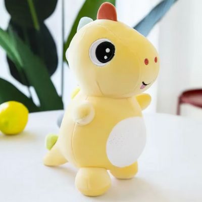 Peluche dinosaure-peluche kawaii aux gros charmants yeux heureux