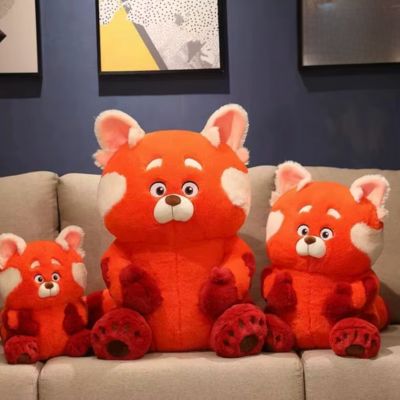 Peluche kawaii le beau renard en famille assis sur le fauteuil