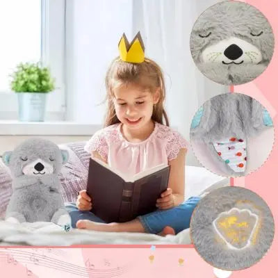 Peluche loutre qui respire comme-un-humain peluche stitch
