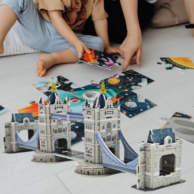 Puzzle 3D le pont bleu le jeu d'intelligence pour toute la famille