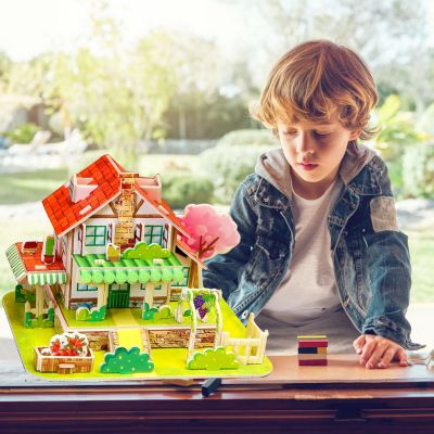 Puzzle 3D le merveilleux cadeau de Noël pour enfants débutants et écoliers