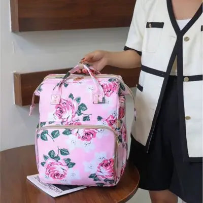 sac à Langer-floral-rose Clair