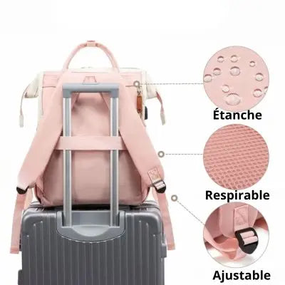 un sac a langer-trés-moderne et sophistiqué pour poussette